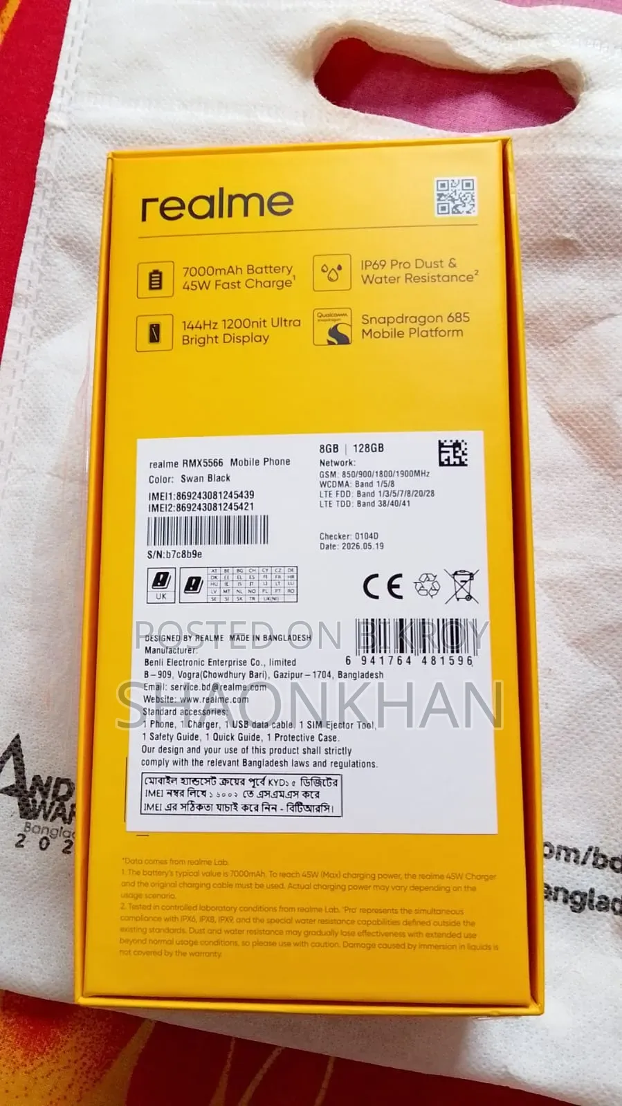 Realme C85 4G 128 GB Black