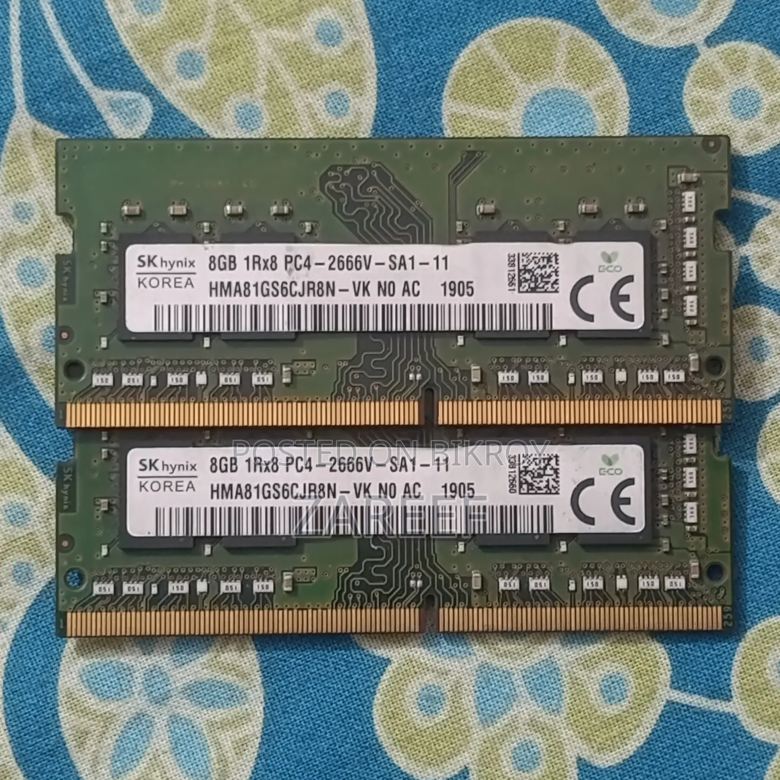 8GB 2666MHz DDR4 Laptop RAM