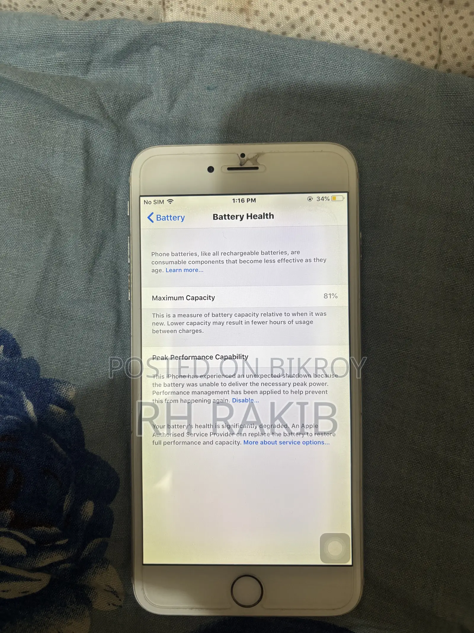 Apple iPhone 6 Plus 16 GB Silver
