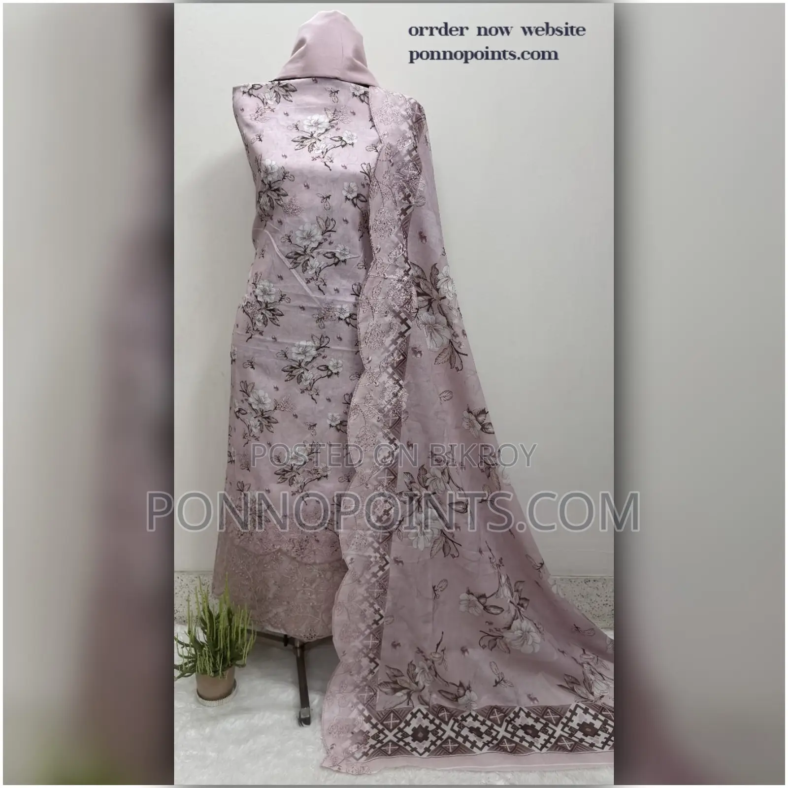 Unstitch Premium Quality Three Piece