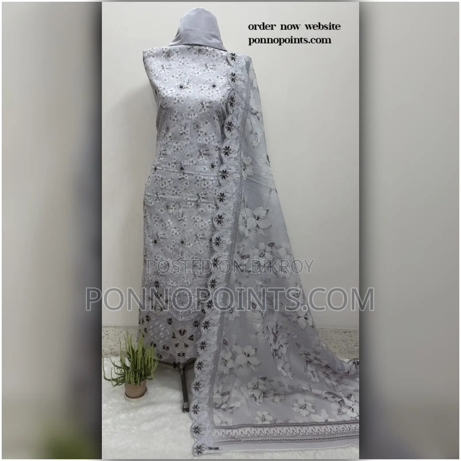 Unstitch Premium Quality Three Piece