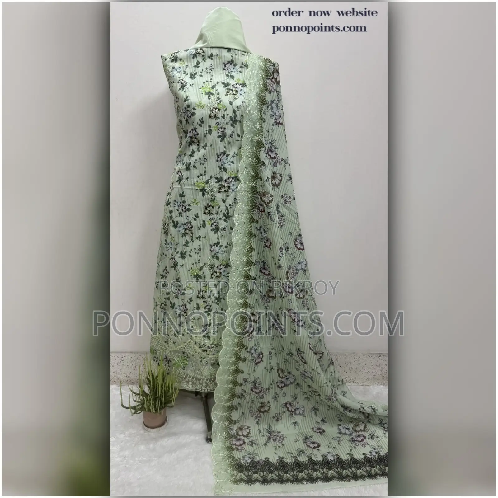Unstitch Premium Quality Three Piece
