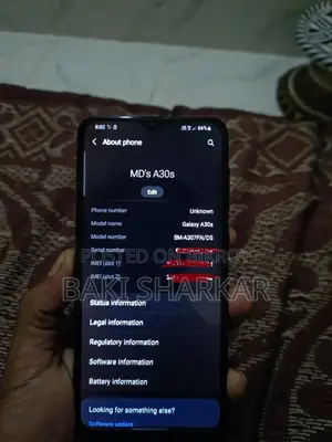 New Samsung Galaxy A30s 128 GB Black