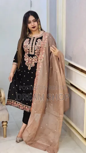 সিকোয়েন্স এমব্রয়ডারি থ্রি পিস