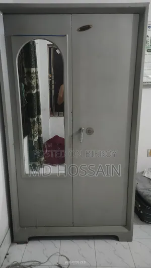 A steel wardrobe used at home