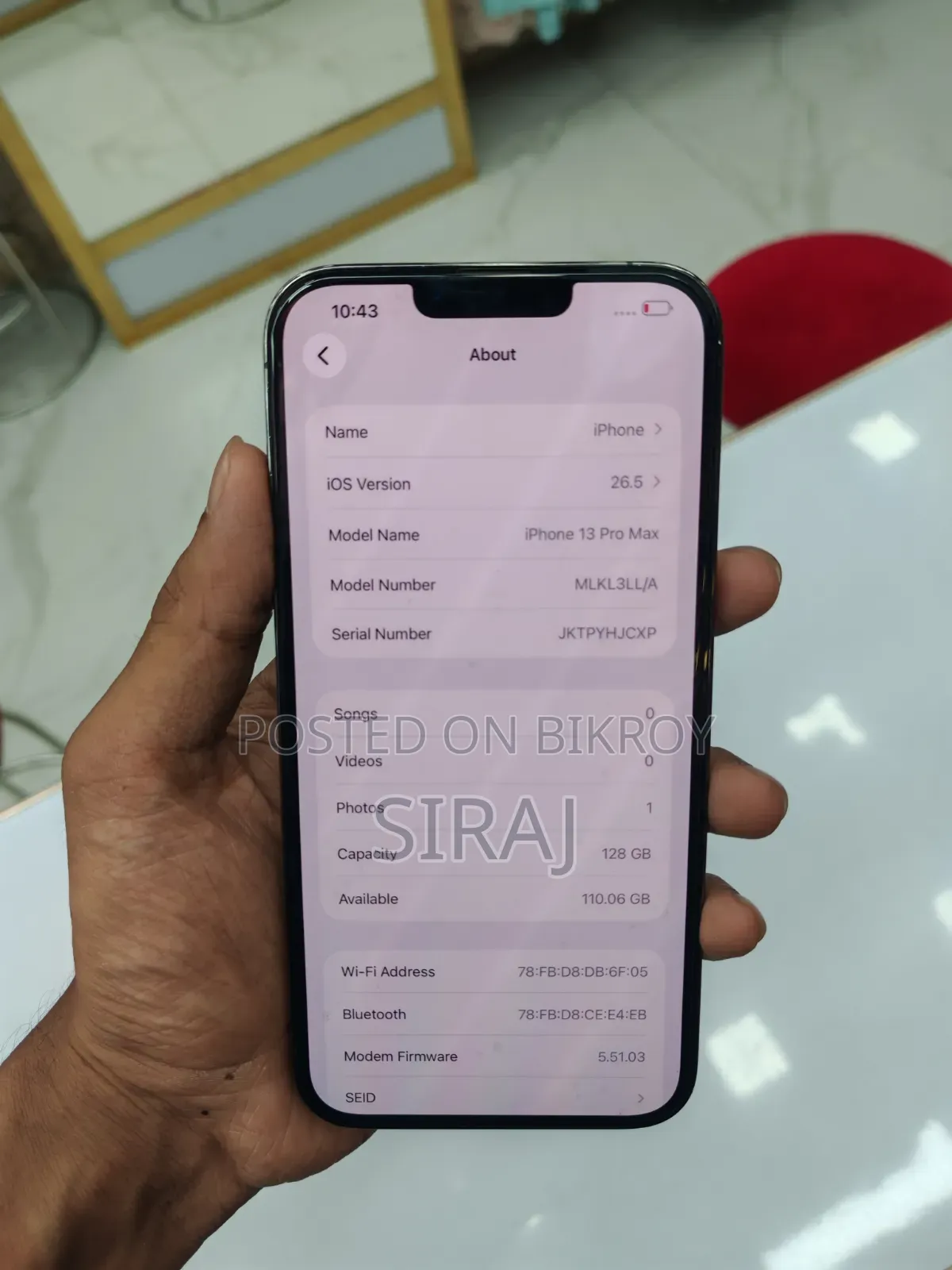 Apple iPhone 13 Pro Max 128 GB Gray