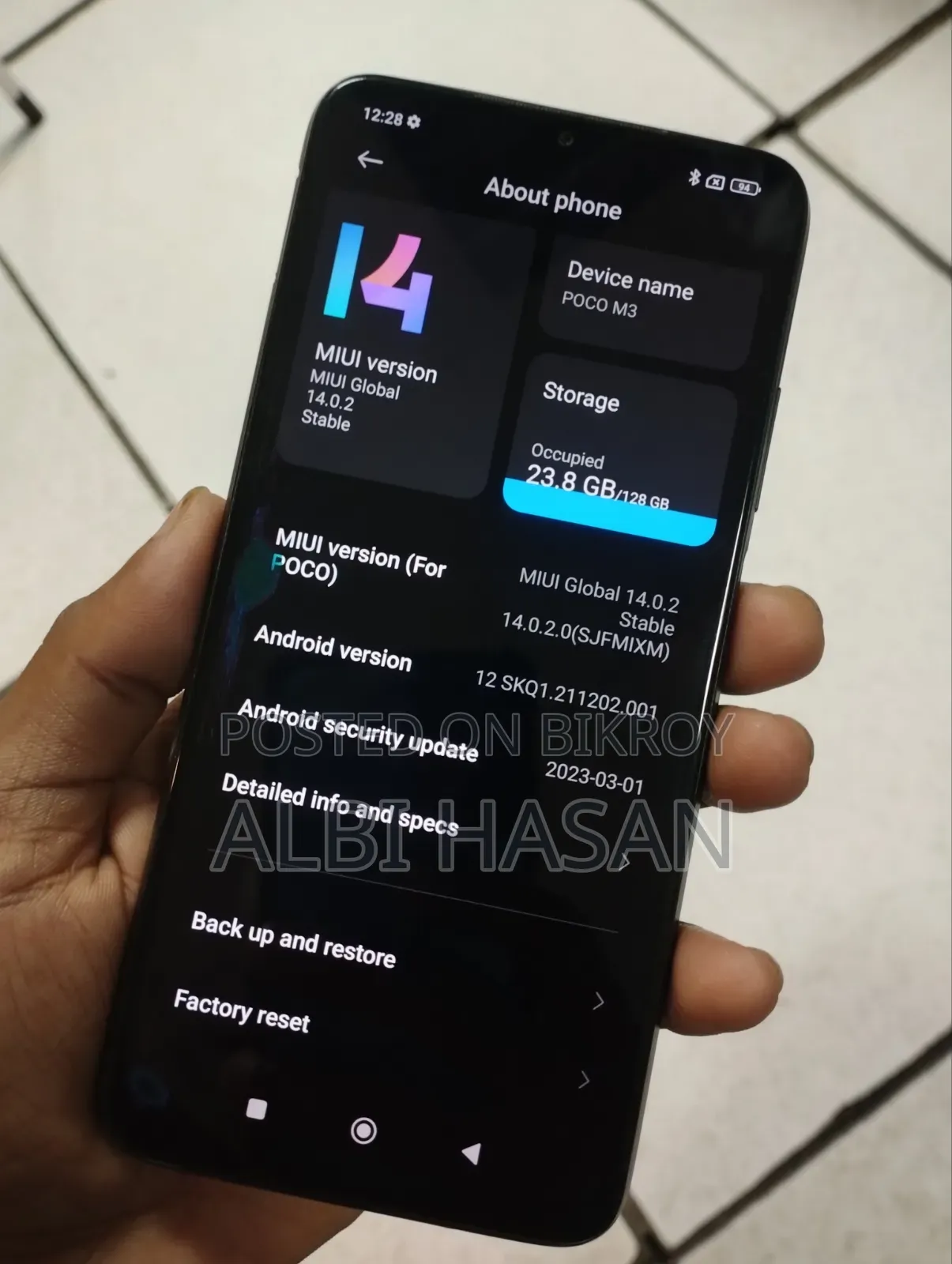 Xiaomi Poco M3 128 GB Black
