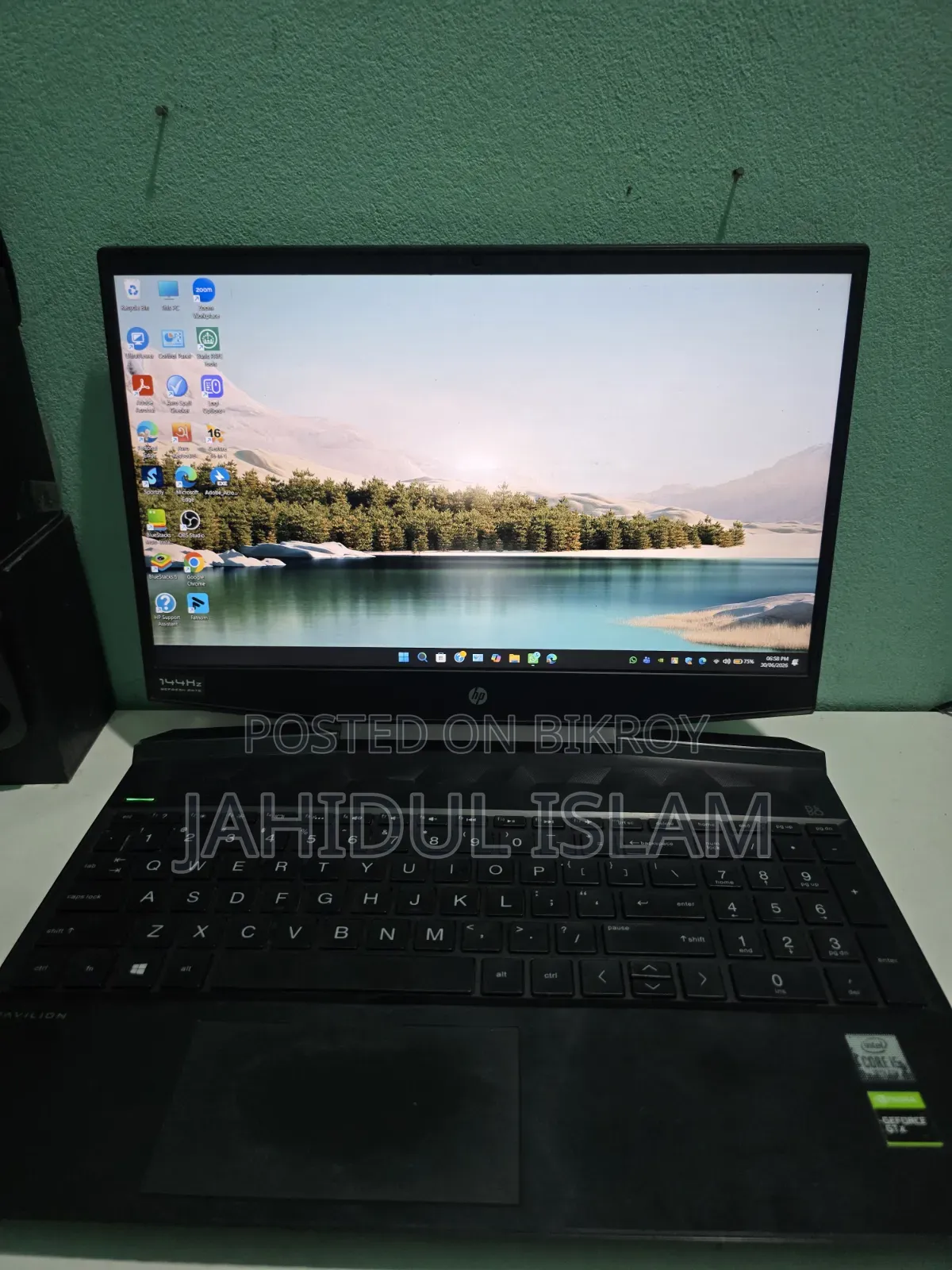 Laptop HP Pavilion Gaming Laptop 15-Dk2xxx 8GB Intel Core I5 SSD 512GB