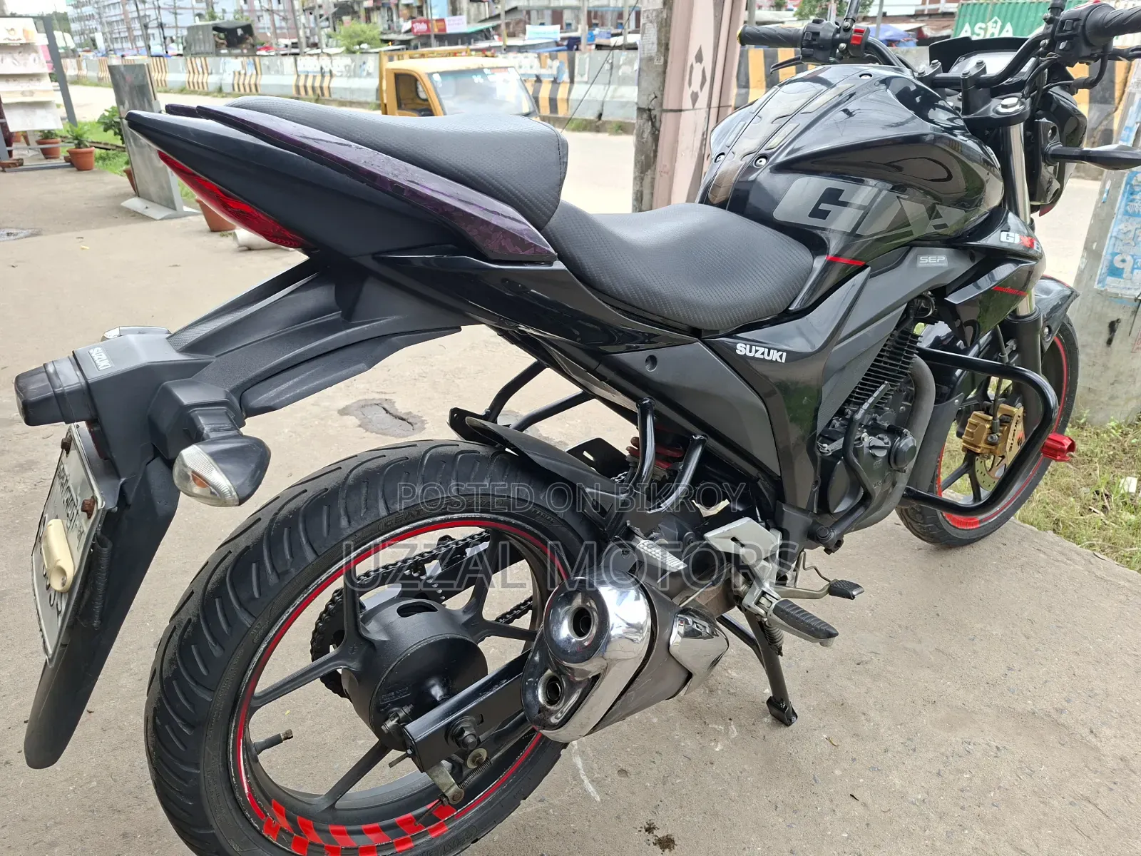 Suzuki Gixxer Monotone 2017 Black