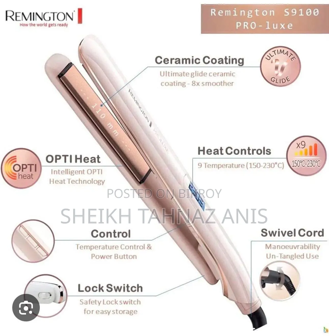 Remington Proluxe Hair Straightener