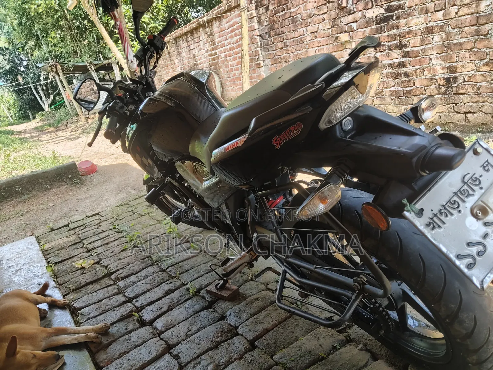New TVS Apache RTR 160 4V 2024 Black