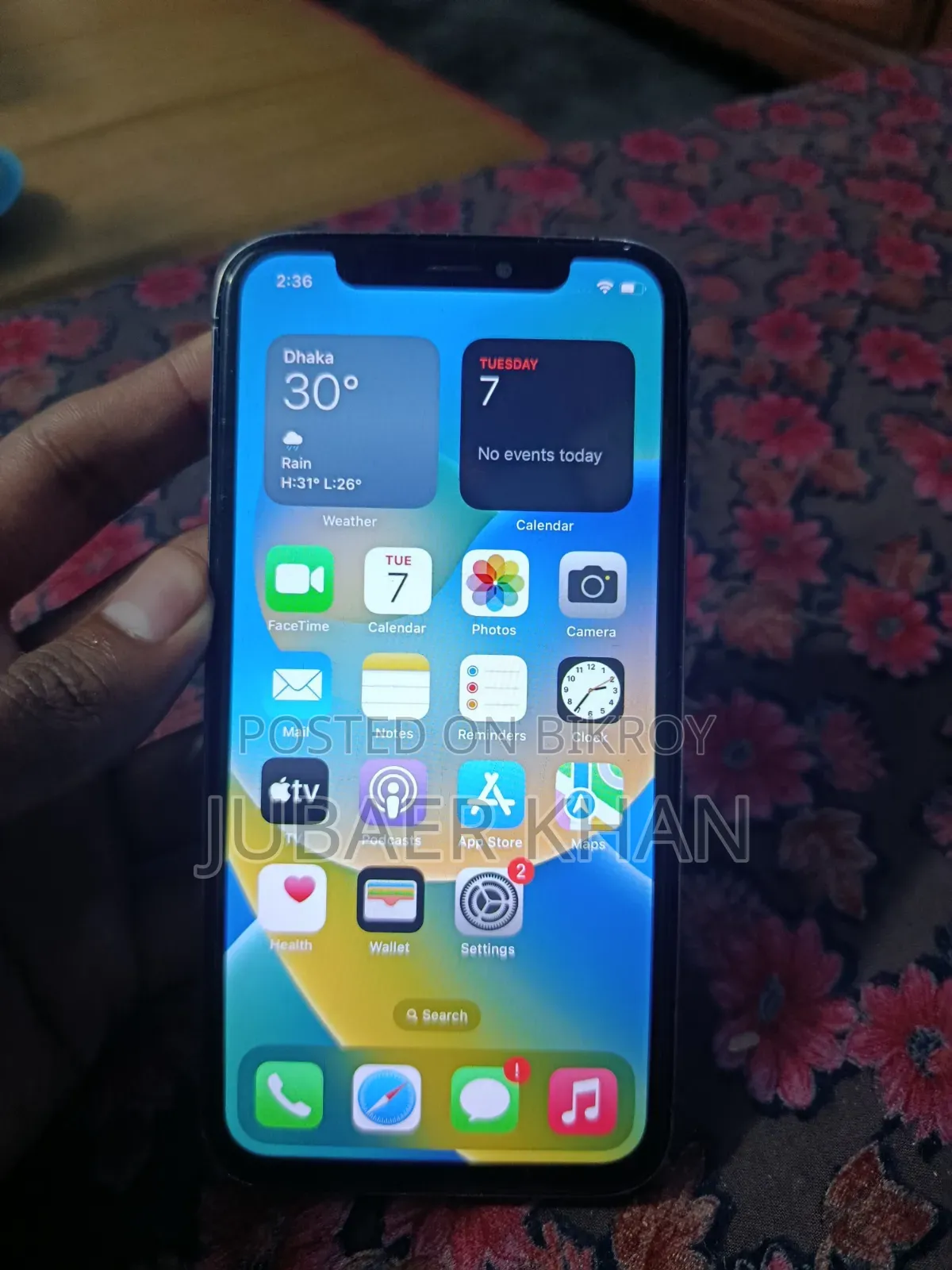 Apple iPhone X 64 GB Purple