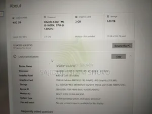 New Laptop HP 15S 4GB Intel Core i5 HDD+SSD 1T
