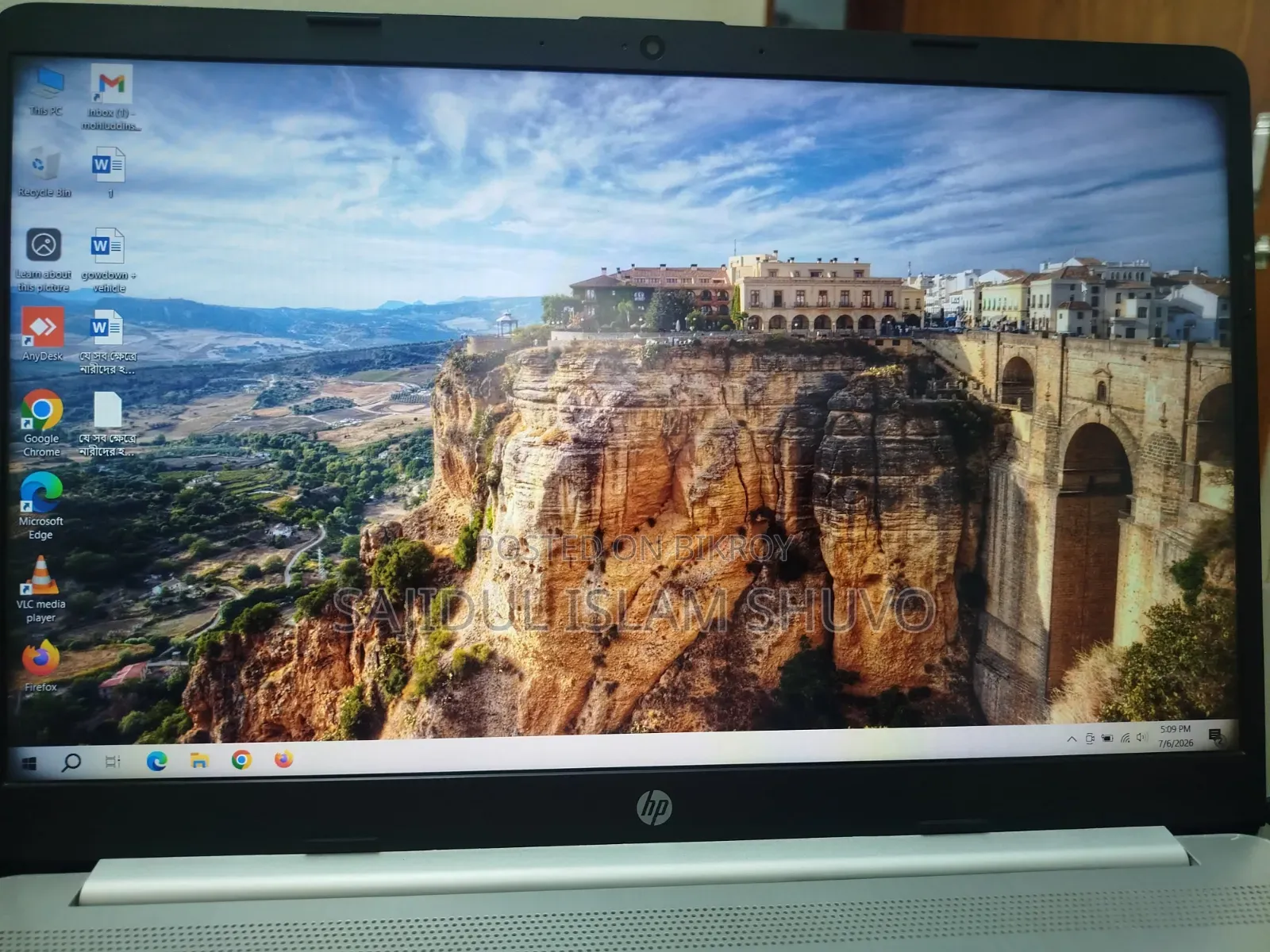 New Laptop HP 15S 4GB Intel Core i5 HDD+SSD 1T