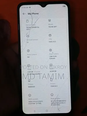 Tecno 4 GB Black