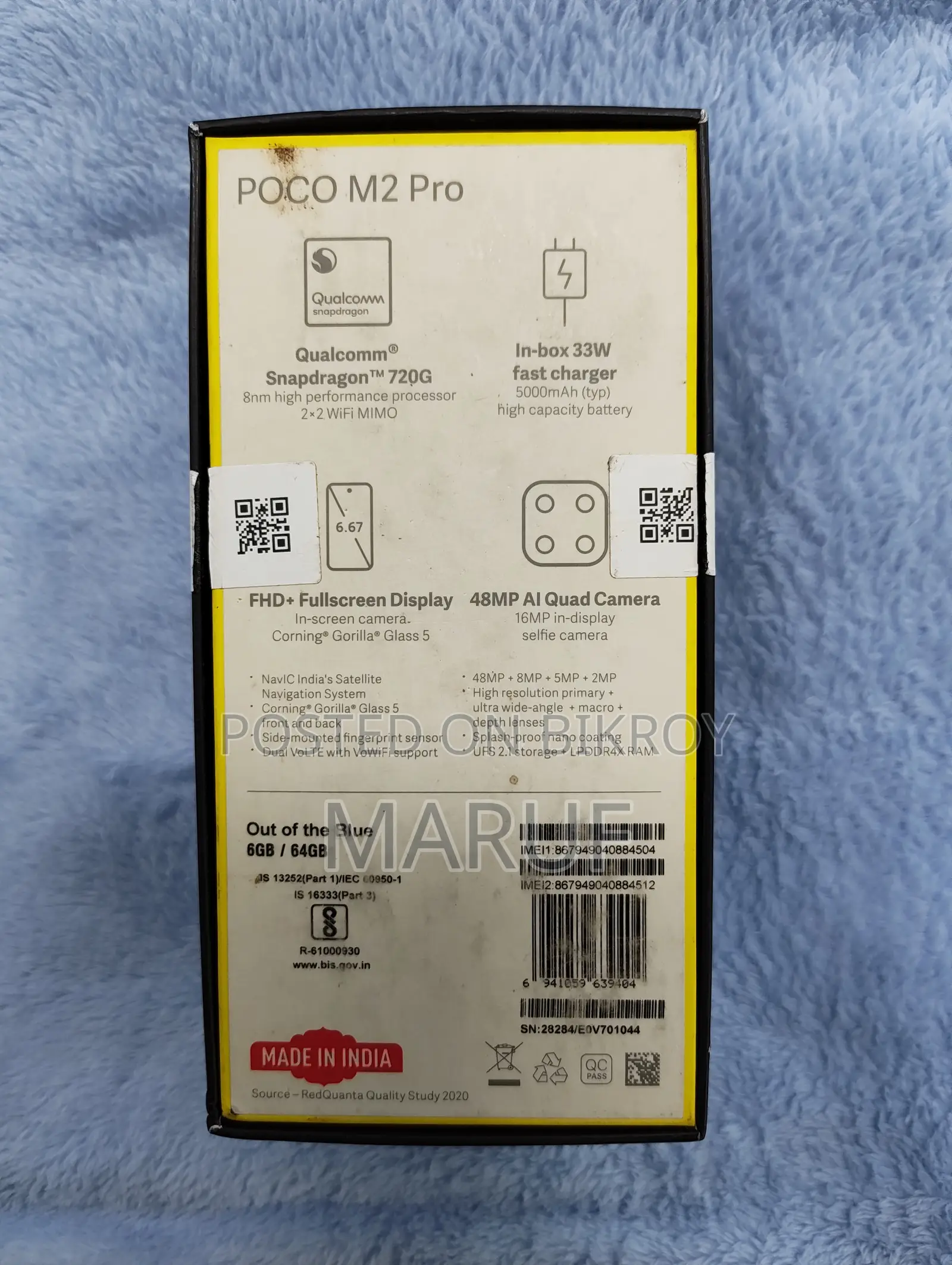 Xiaomi Poco M2 Pro 64 GB Blue