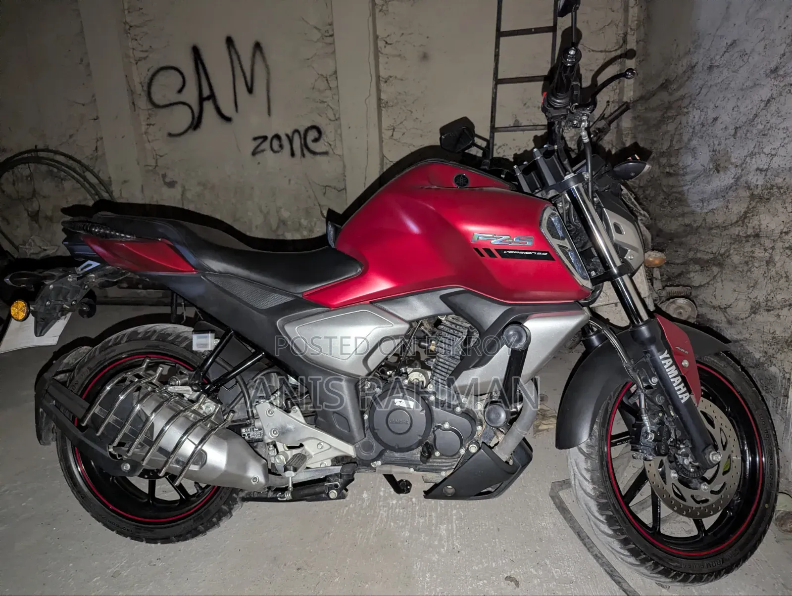 Yamaha FZS V3 2024 Red
