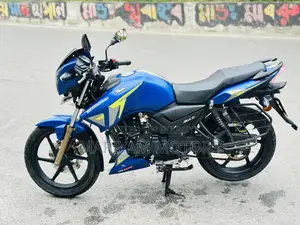 New TVS Apache RTR 160 2V 2025 Blue