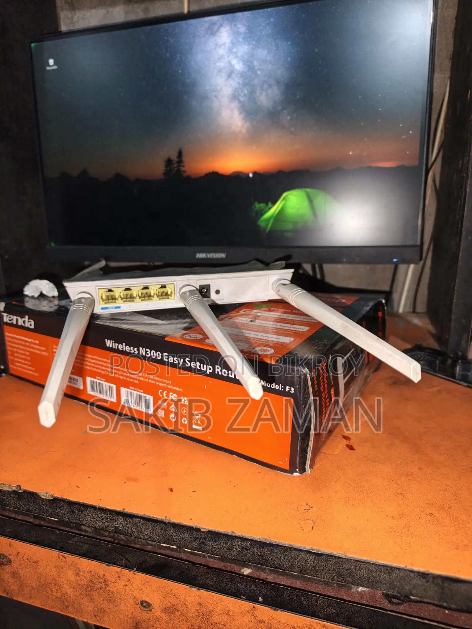 Tenda F3 N300 (300mbps) Wifi Router