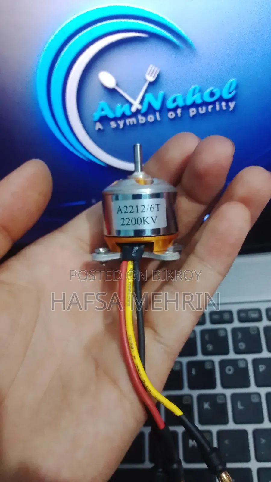 BLDC Motor 2200 Kv 6t