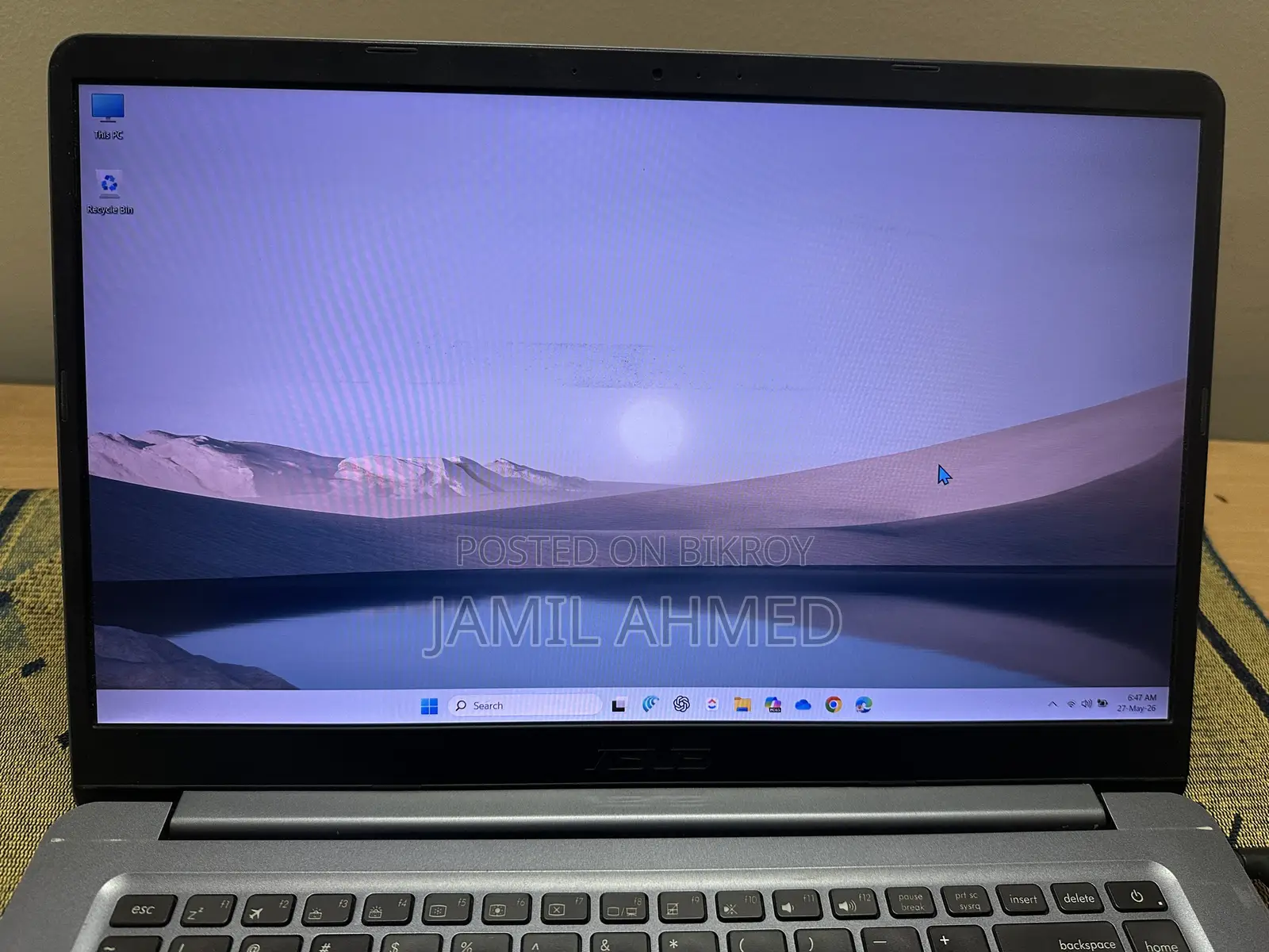 Laptop Asus VivoBook S15 S510UA 12GB Intel Core i3 HDD+SSD 1T