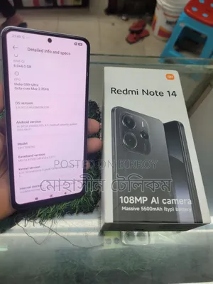 Xiaomi Redmi Note 14 4G 256 GB Red
