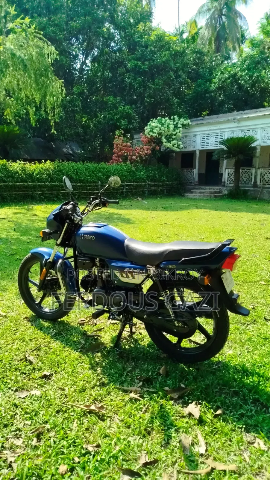 Hero Splendor Plus Sports 2025 Blue