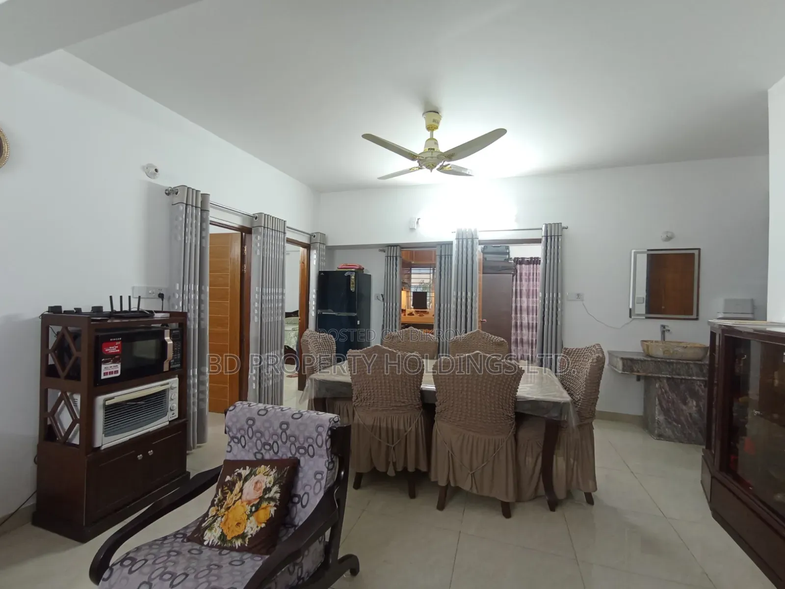 Furnished 3bdrm Apartment in Uttara for Rent