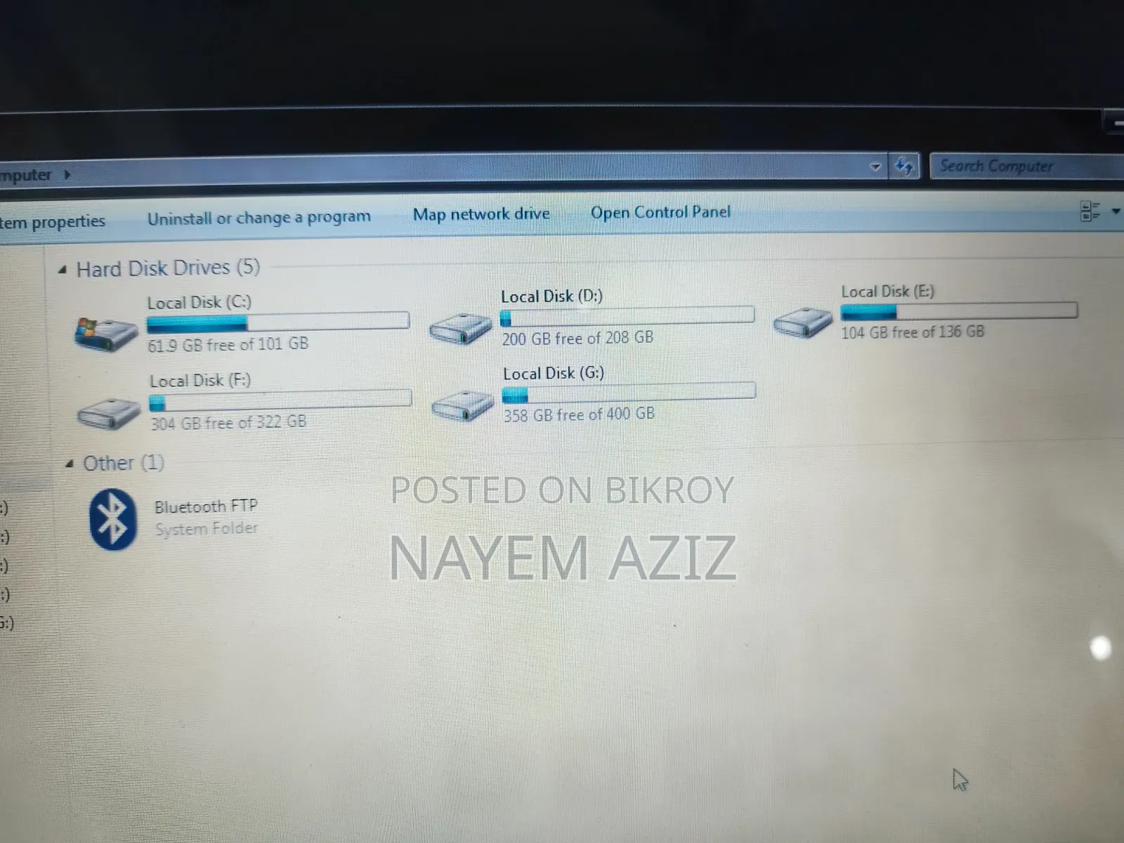 Laptop Acer Aspire 14 4GB Intel Core i3 HDD+SSD 1T