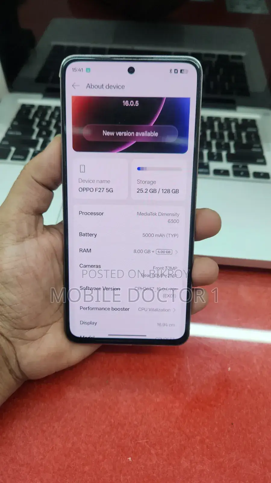 Oppo F27 128 GB Gold