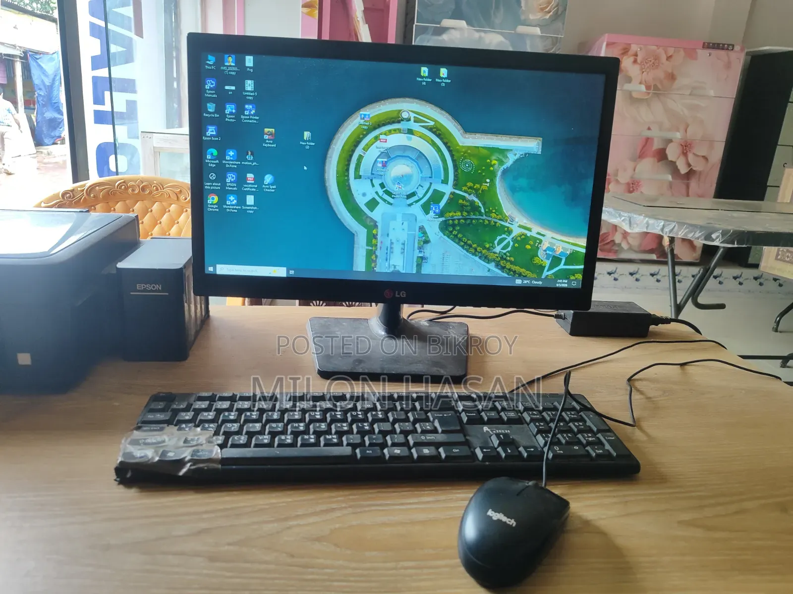 Desktop Computer Gigabyte GB-BACE-3150 4GB Intel Core I5 SSD 128GB