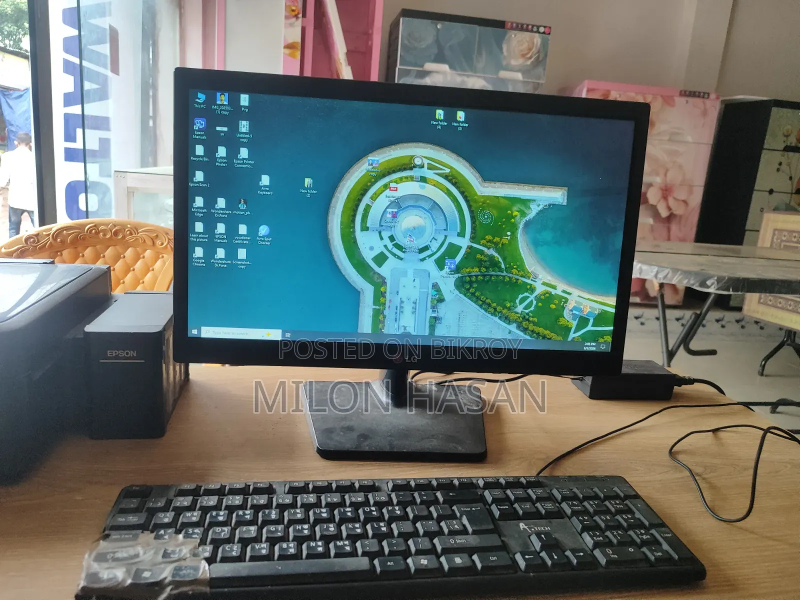 Desktop Computer Gigabyte GB-BACE-3150 4GB Intel Core I5 SSD 128GB