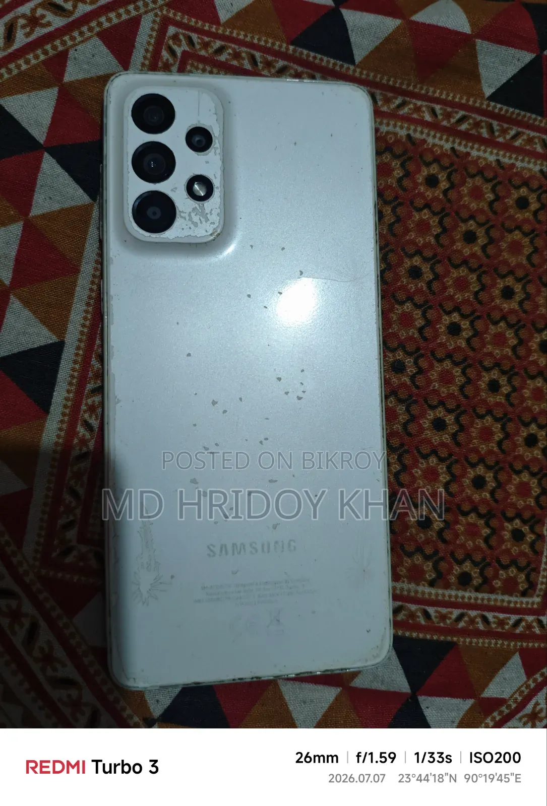 Samsung Galaxy A73 5G 256 GB White