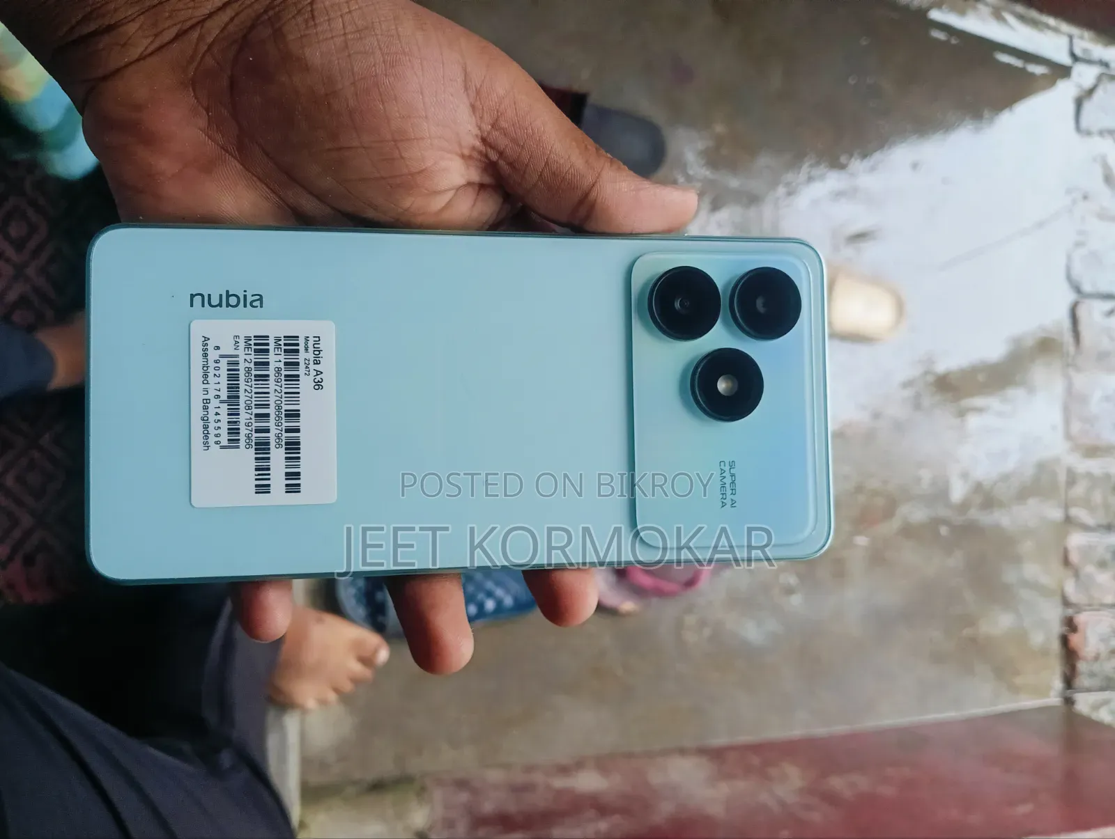 New ZTE A35 12 GB Green