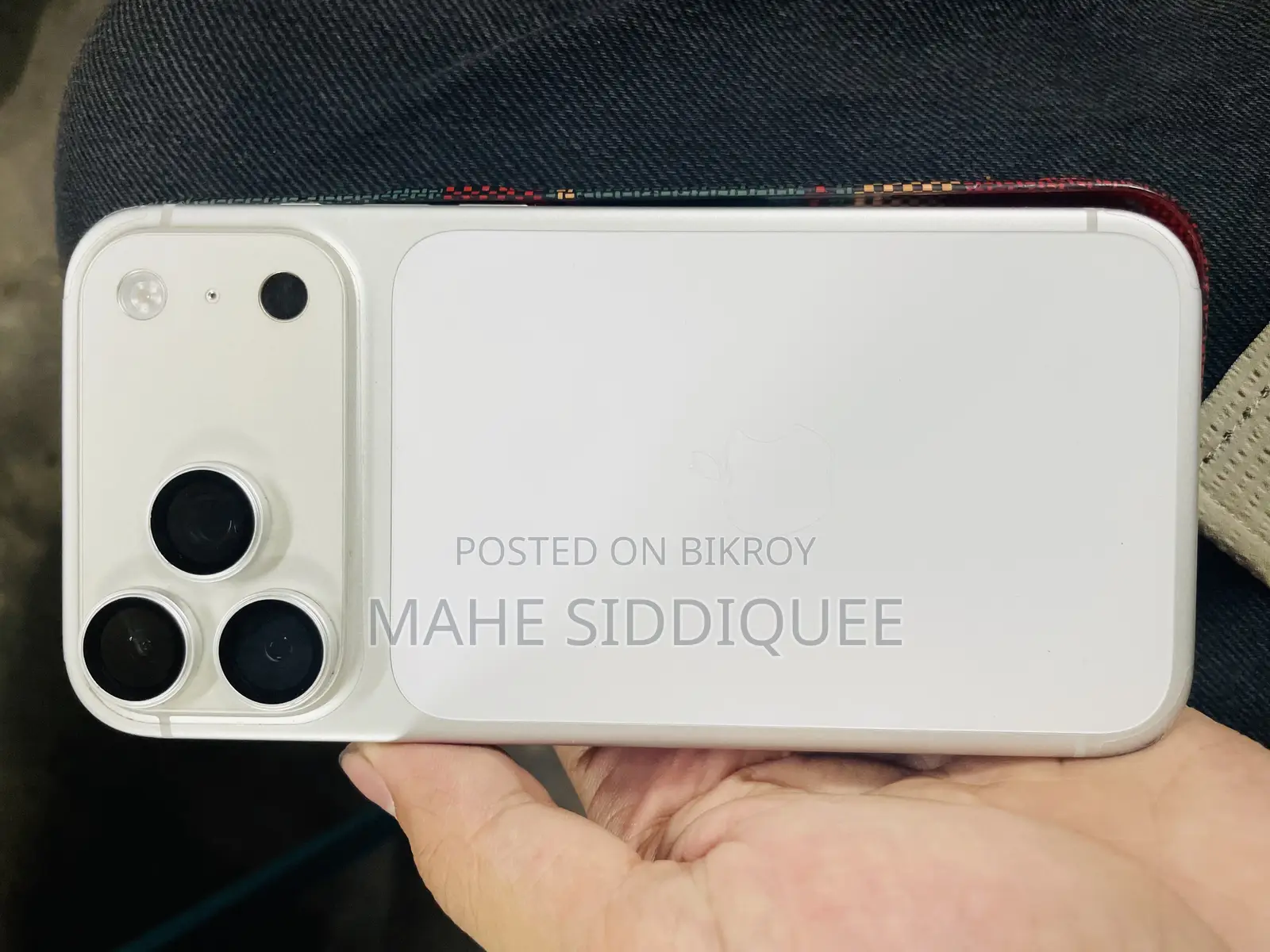 অ্যাপল আইফোন ১৭ প্রো ম্যাক্স ২৫৬ জিবি সিলভার