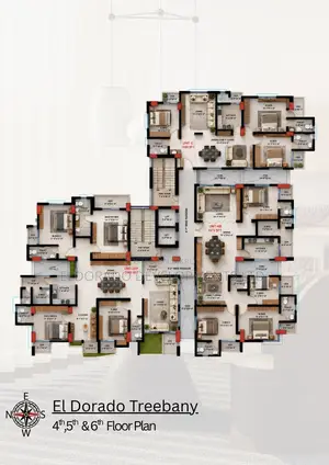 4-bedroom Apartment in Eldorado Treebany, Ramna for sale