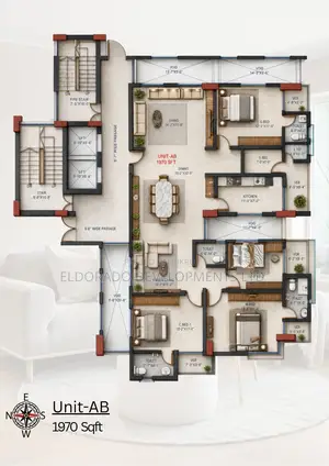 4-bedroom Apartment in Eldorado Treebany, Ramna for sale