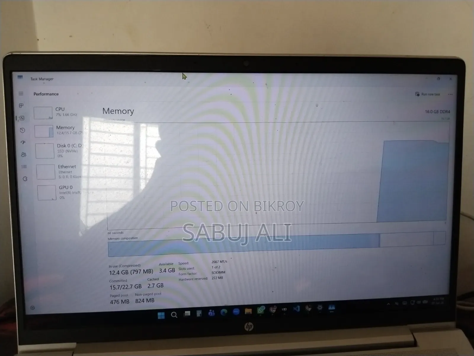 Laptop HP ProBook 440 G8 18GB Intel Core i7 SSD 640GB