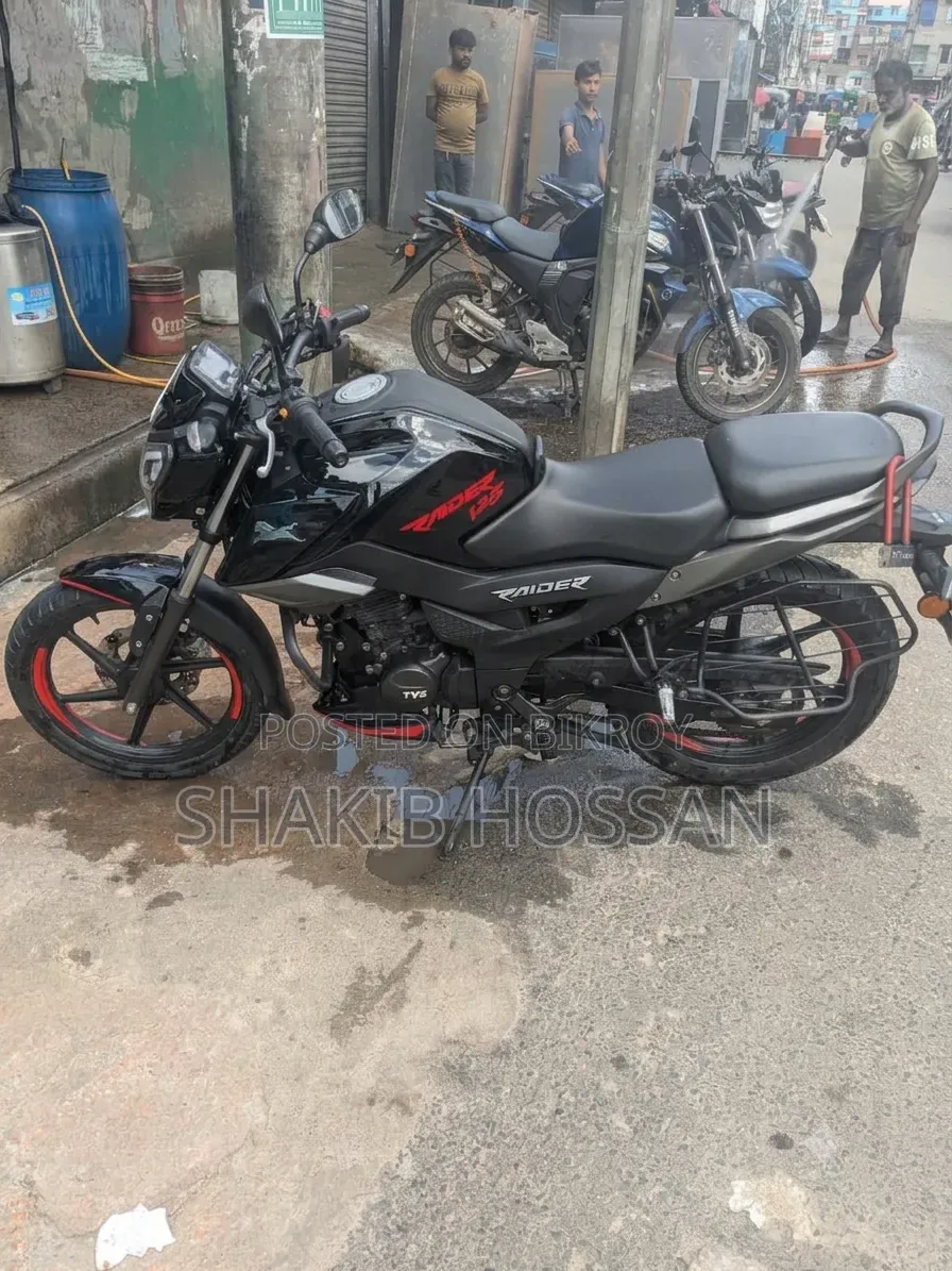 New TVS Raider 125 2023 Black