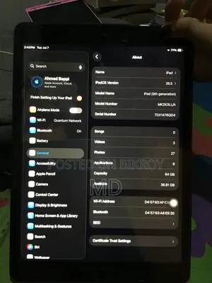 Apple iPad 10.2 (2021) 64 GB Black
