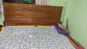 Chittagong Teak Wood Bed. (6/7") Old Dhaka, Narinda, Dhaka-1200