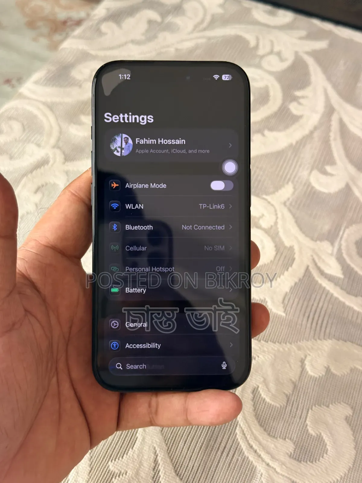 Apple iPhone 15 Pro 256 GB Black