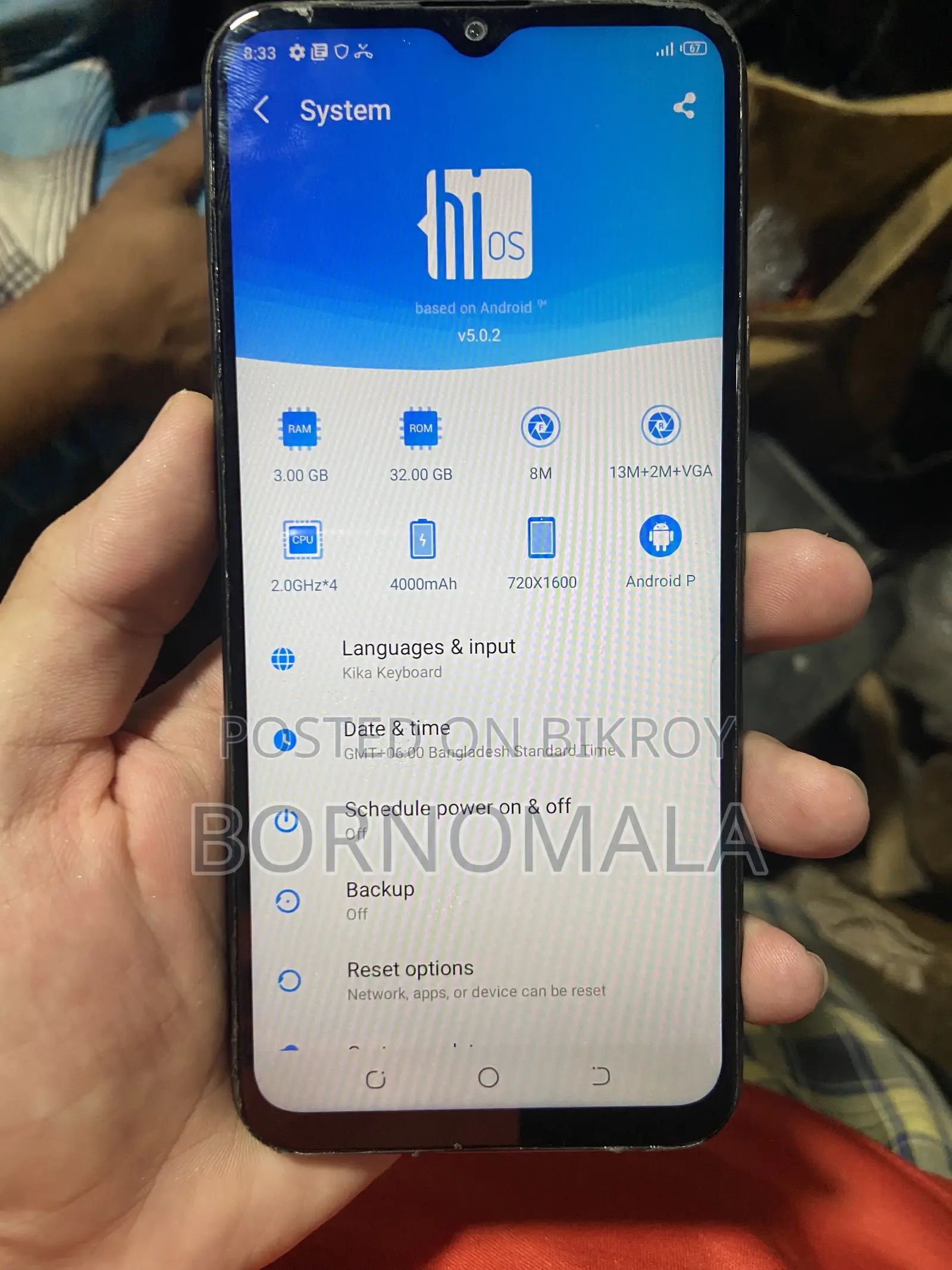 Tecno Spark 4 32 GB Blue
