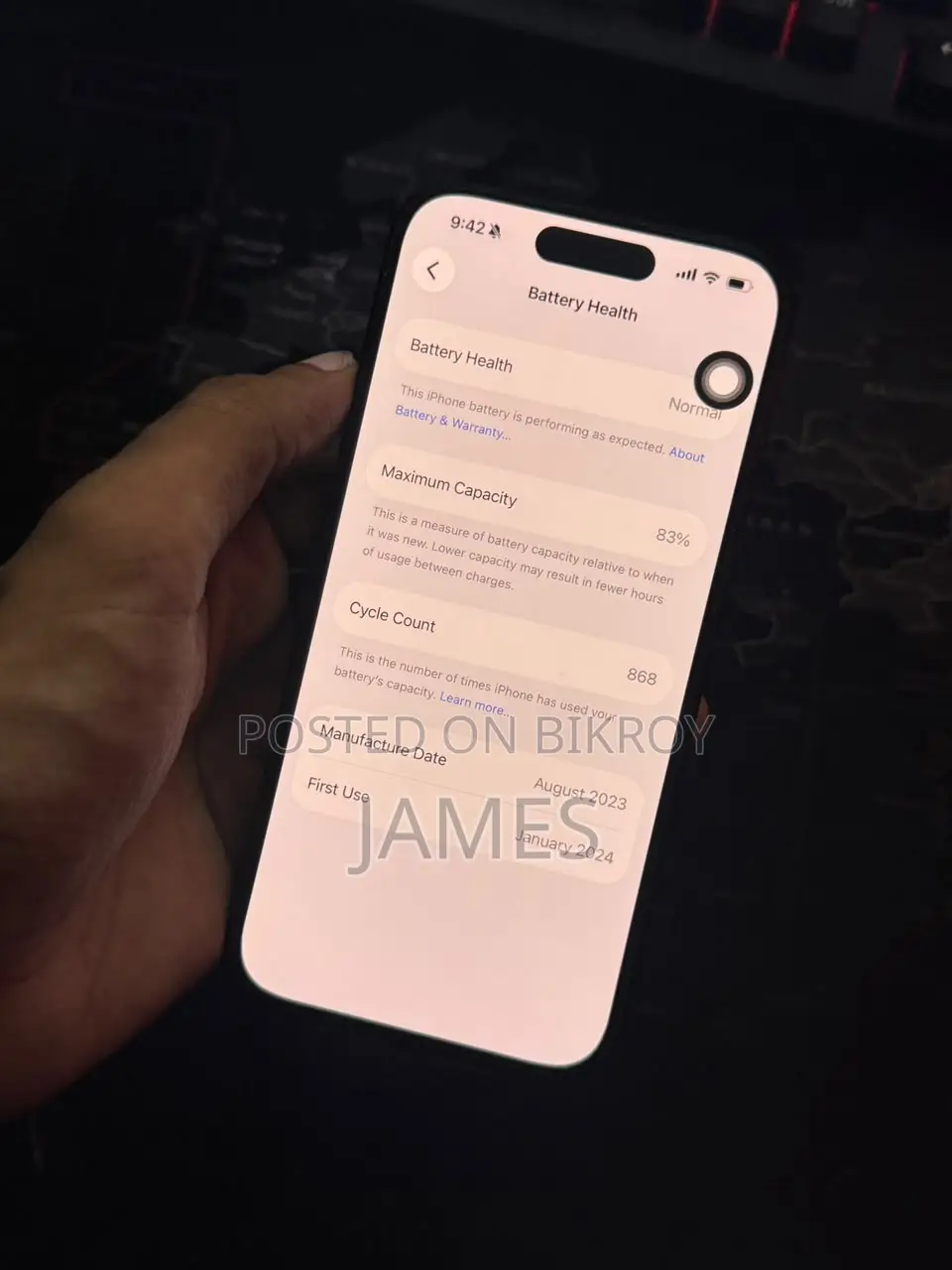 Apple iPhone 15 Pro 128 GB Blue