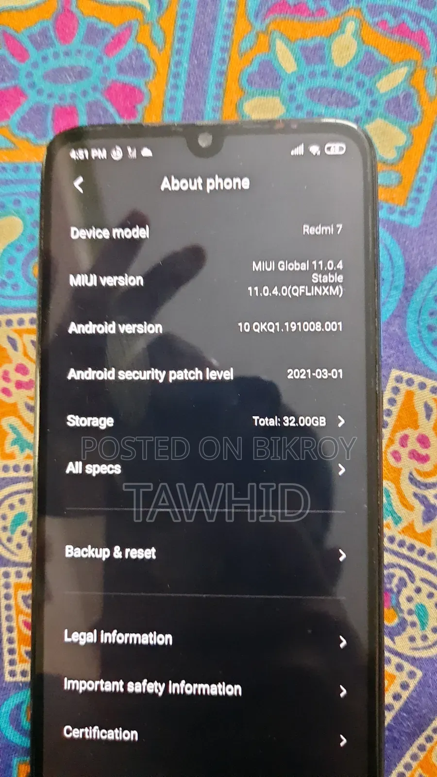 Xiaomi Redmi 7 32 GB Black