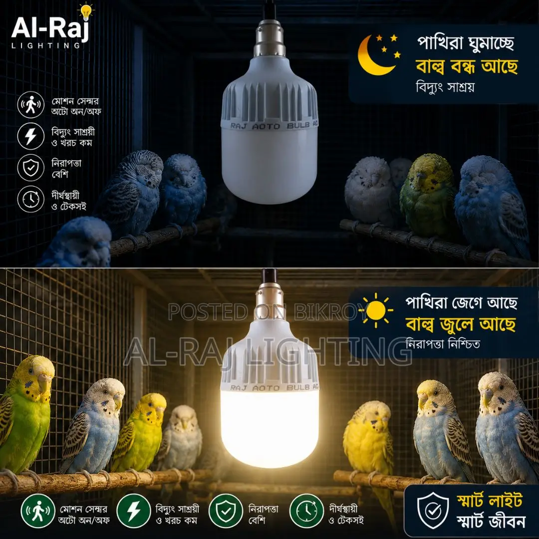 Motion Sensor Led Bulb for Pets House | Auto on Off Smart Light