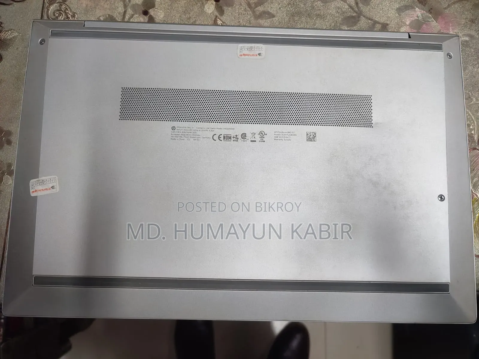 Laptop HP EliteBook 840 G8 16GB Intel Core I5 SSD 256GB
