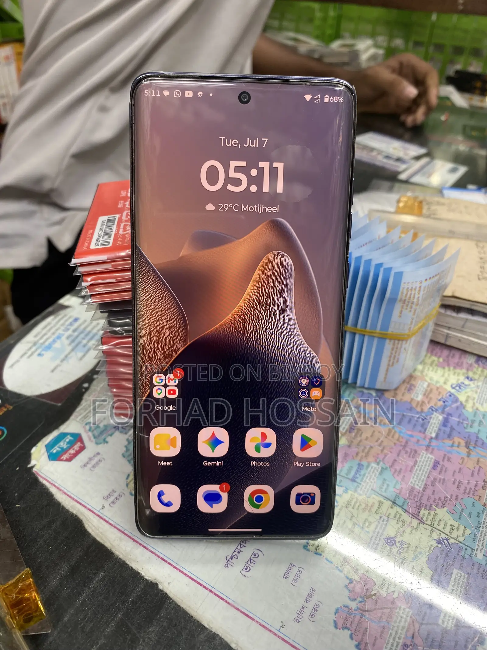 Motorola Edge 60 Fusion 256 GB Gray