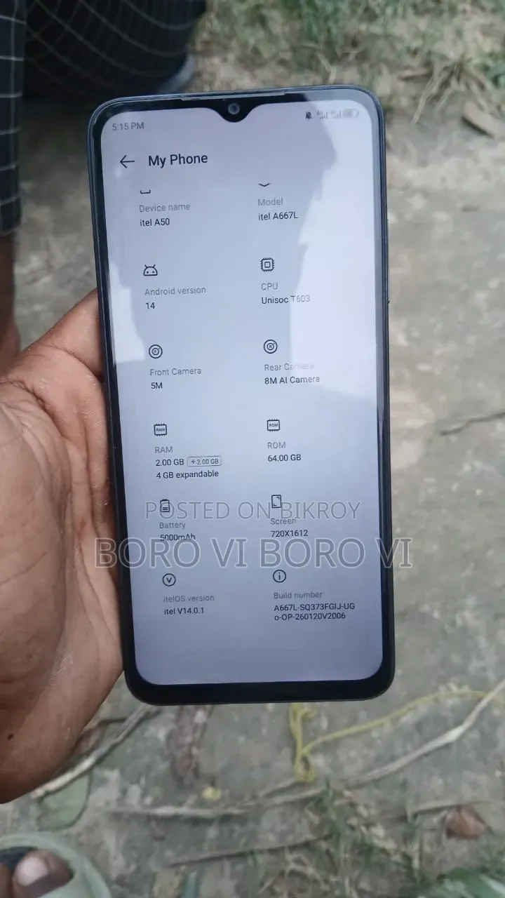 Itel A50 128 GB Black