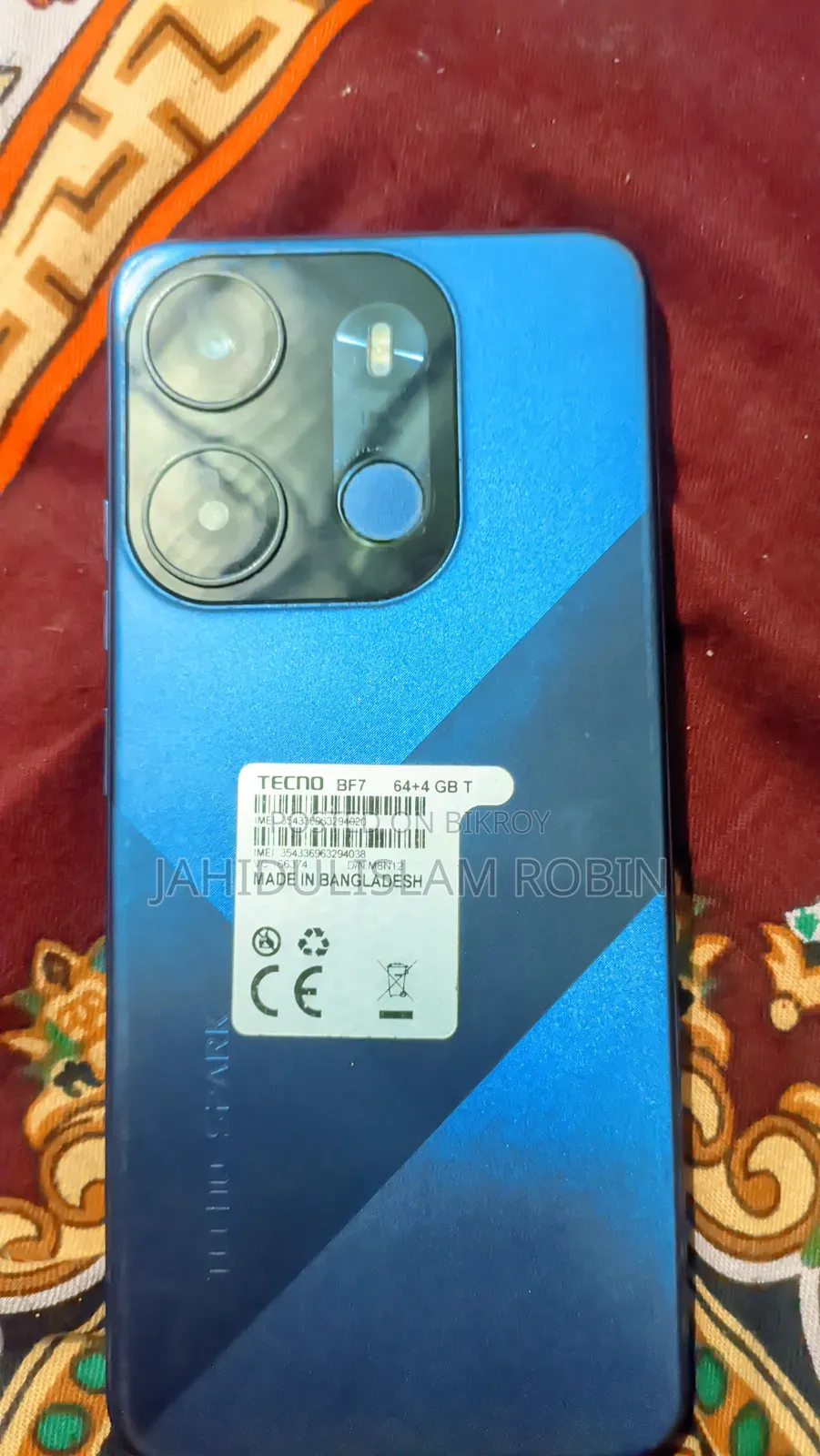 Tecno H5 4 GB Black